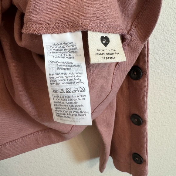 Madewell Button-Sleeve Turtleneck Top - Picture 9 of 12